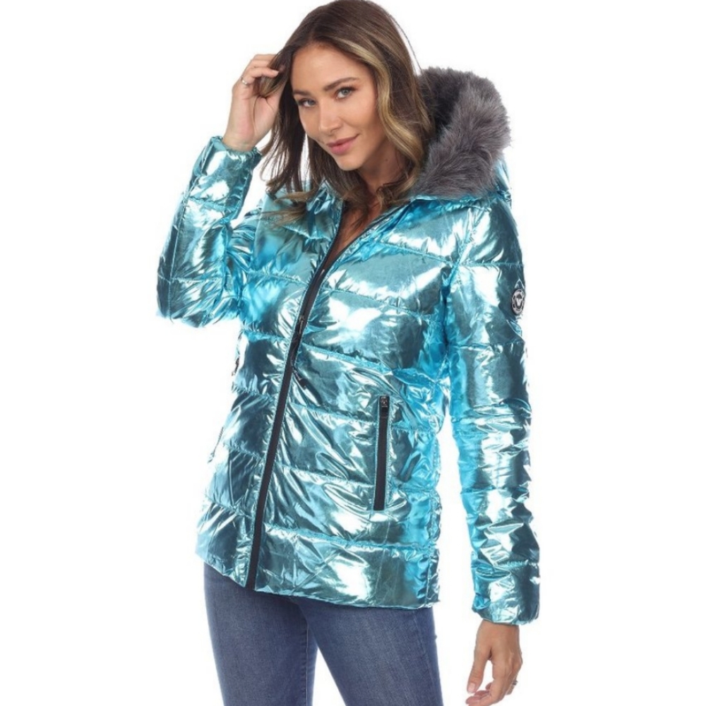 💃Metallic Puffer Coat💃